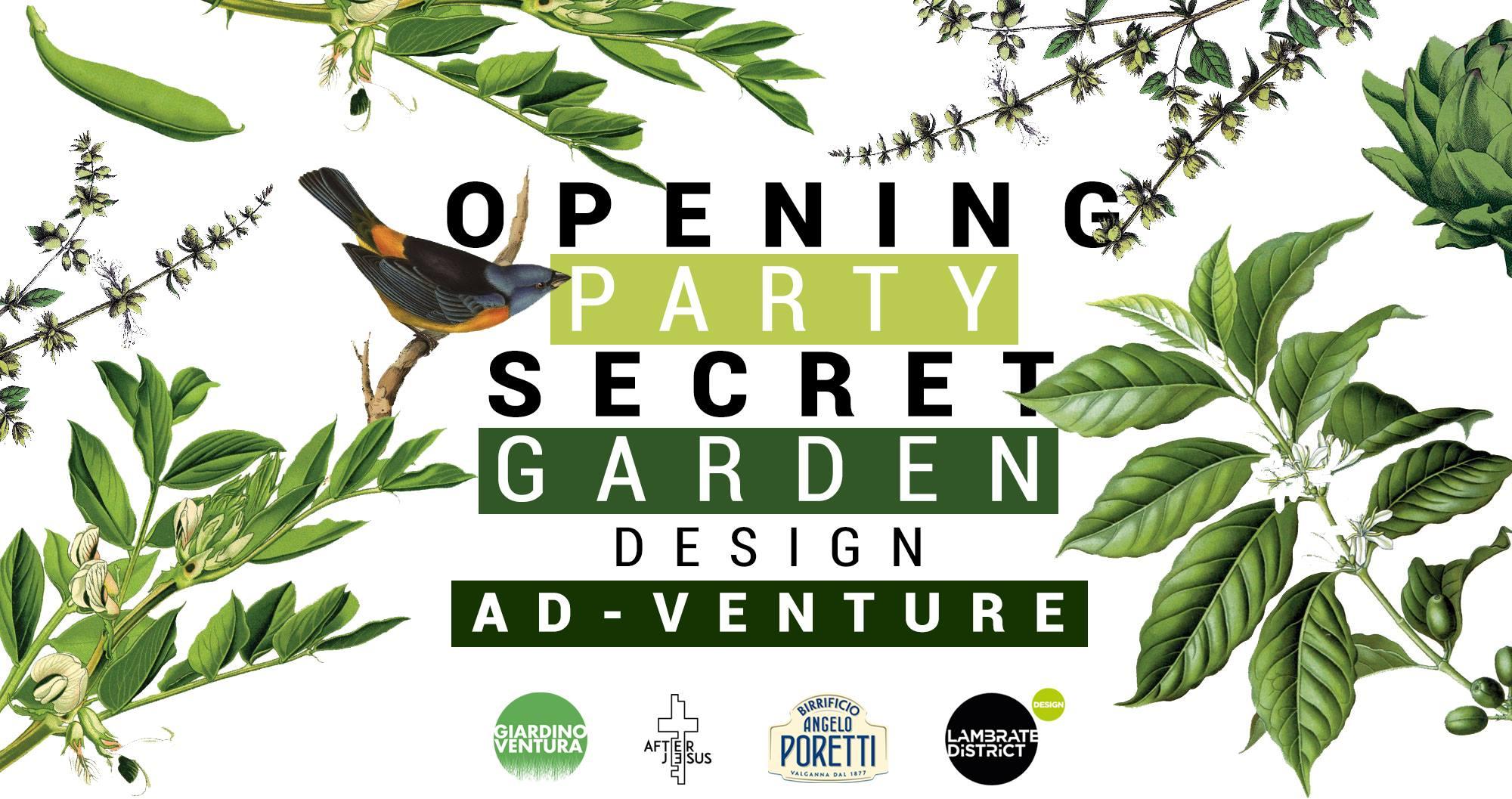 Fuorisalone 2019 : Opening Party Secret Garden