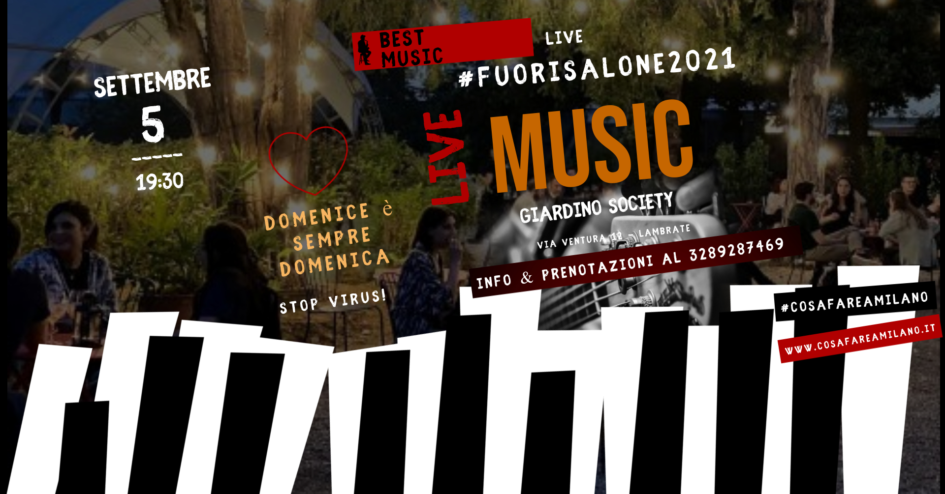 Fuorisalone Music Live Giardino Ventura