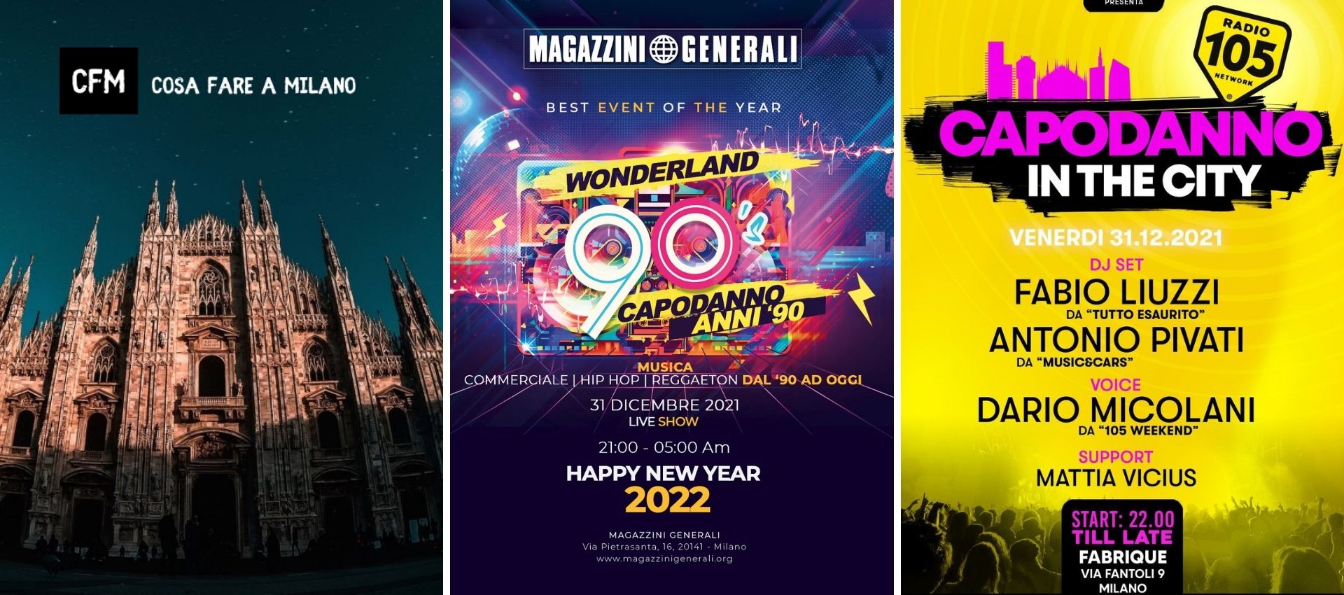 Cosa fare a Milano a Capodanno
