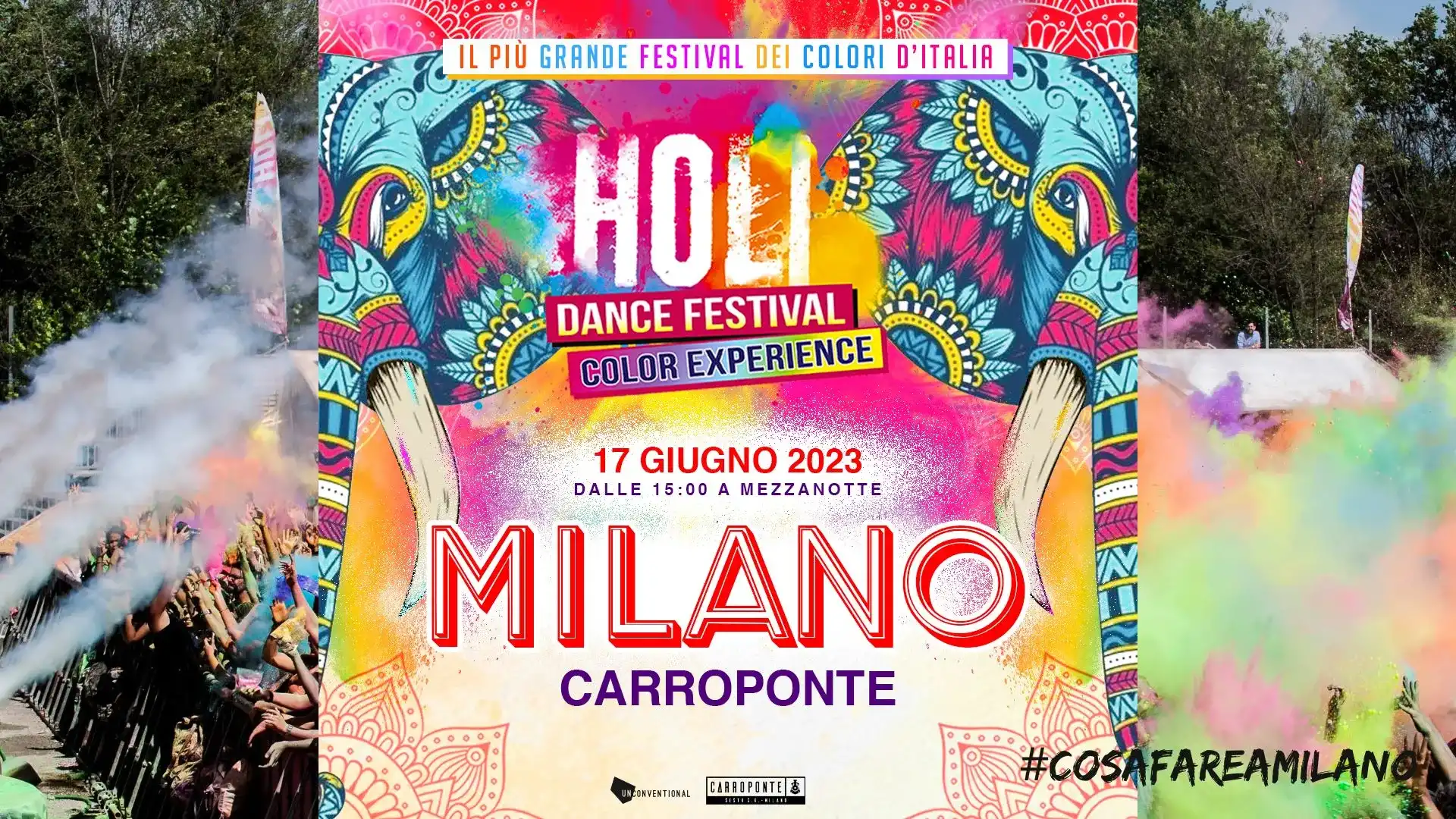 HOLI DANCE FESTIVAL - 17 GIUGNO CARROPONTE