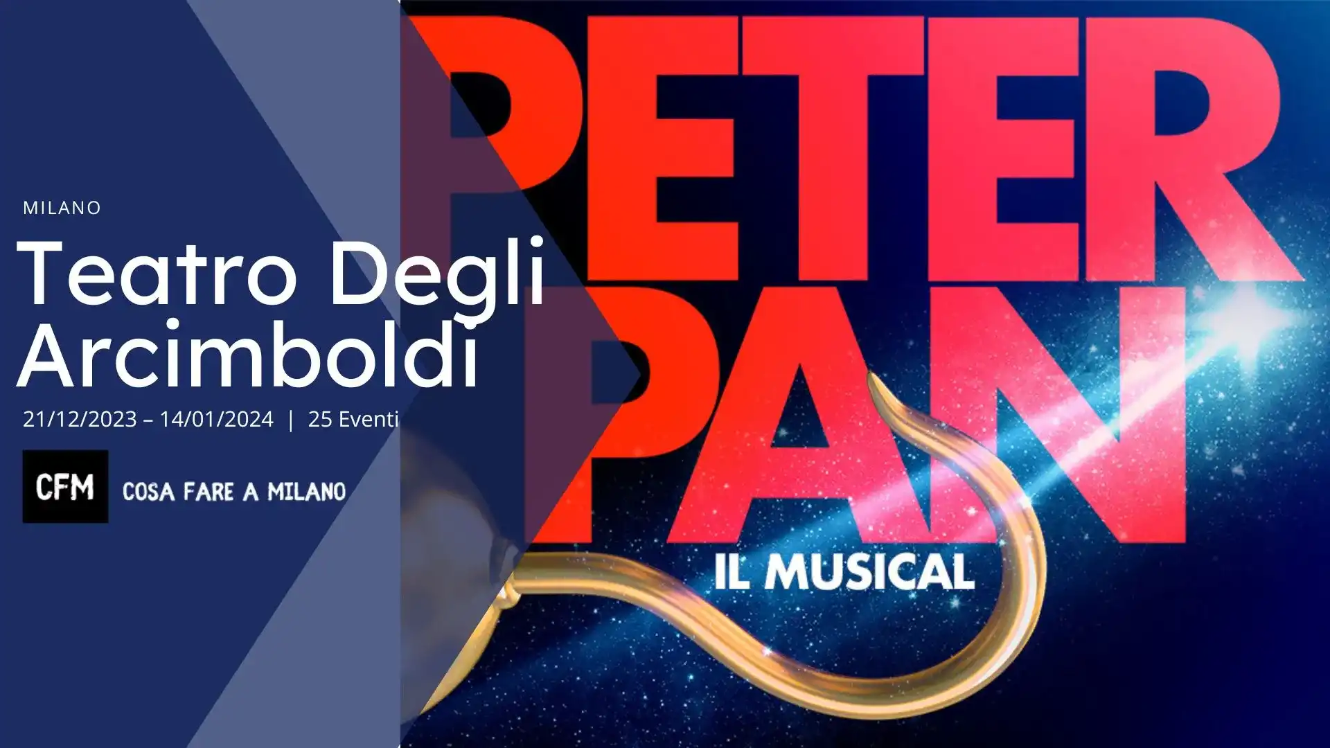 Peter Pan 21/12/2023 – 14/01/2024 | 25 Eventi