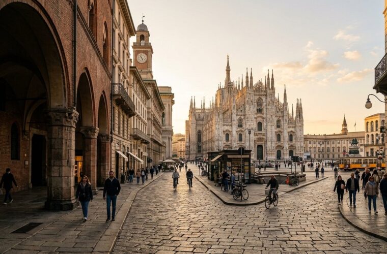 Itinerario storico a piedi per visitare Milano tra Duomo e Castello Sforzesco