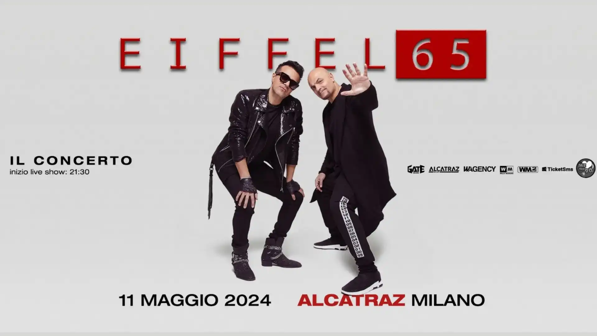 ALCATRAZ presenta Super Concerto Live EIFFEL65 e Party We Love The 90s