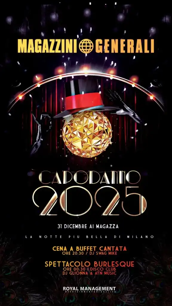 Capodanno Magazzini 2025 - Milano