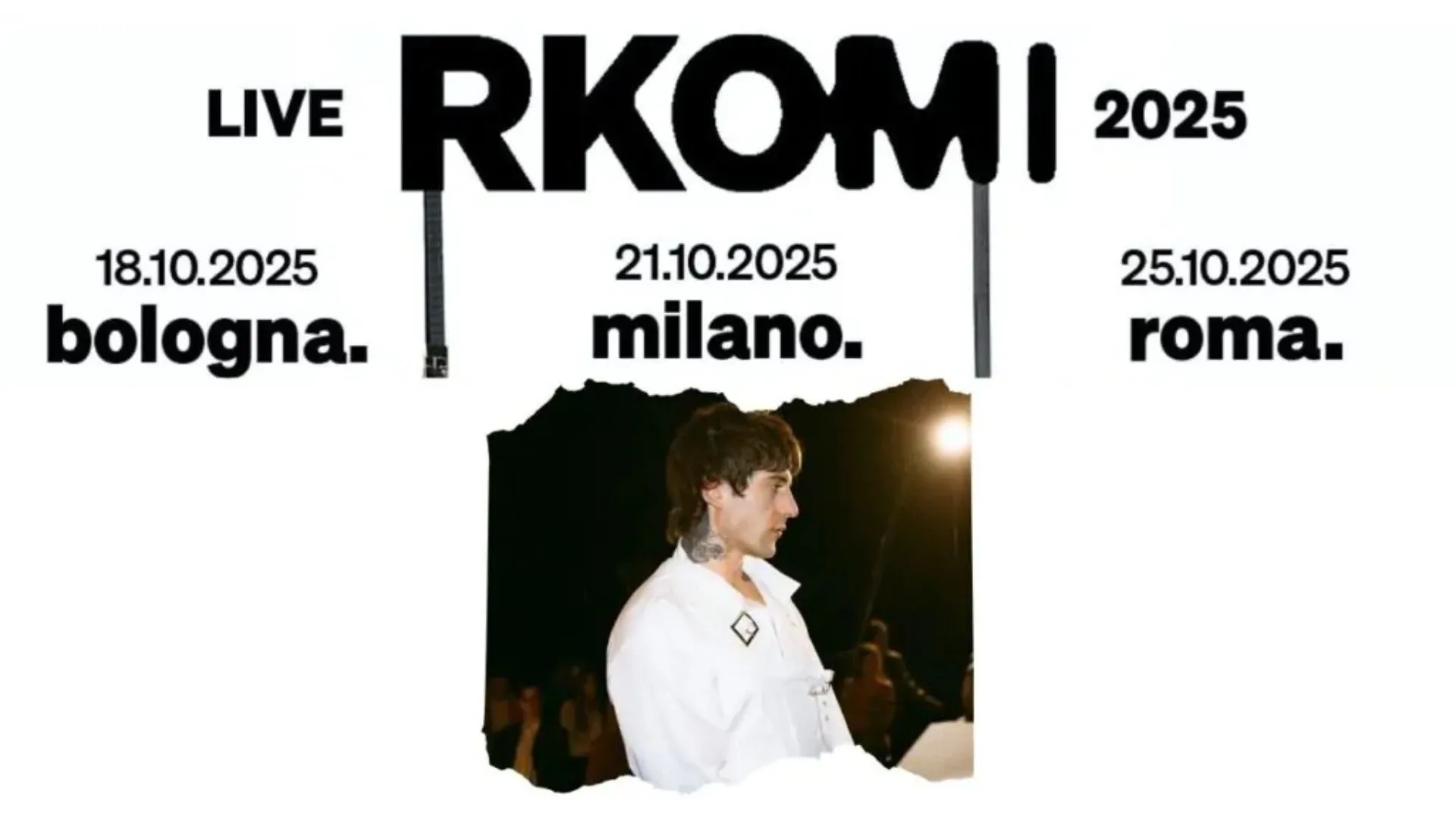 RKOMI INFIAMMA MILANO: L'ATTESISSIMO RITORNO LIVE NEL 2025