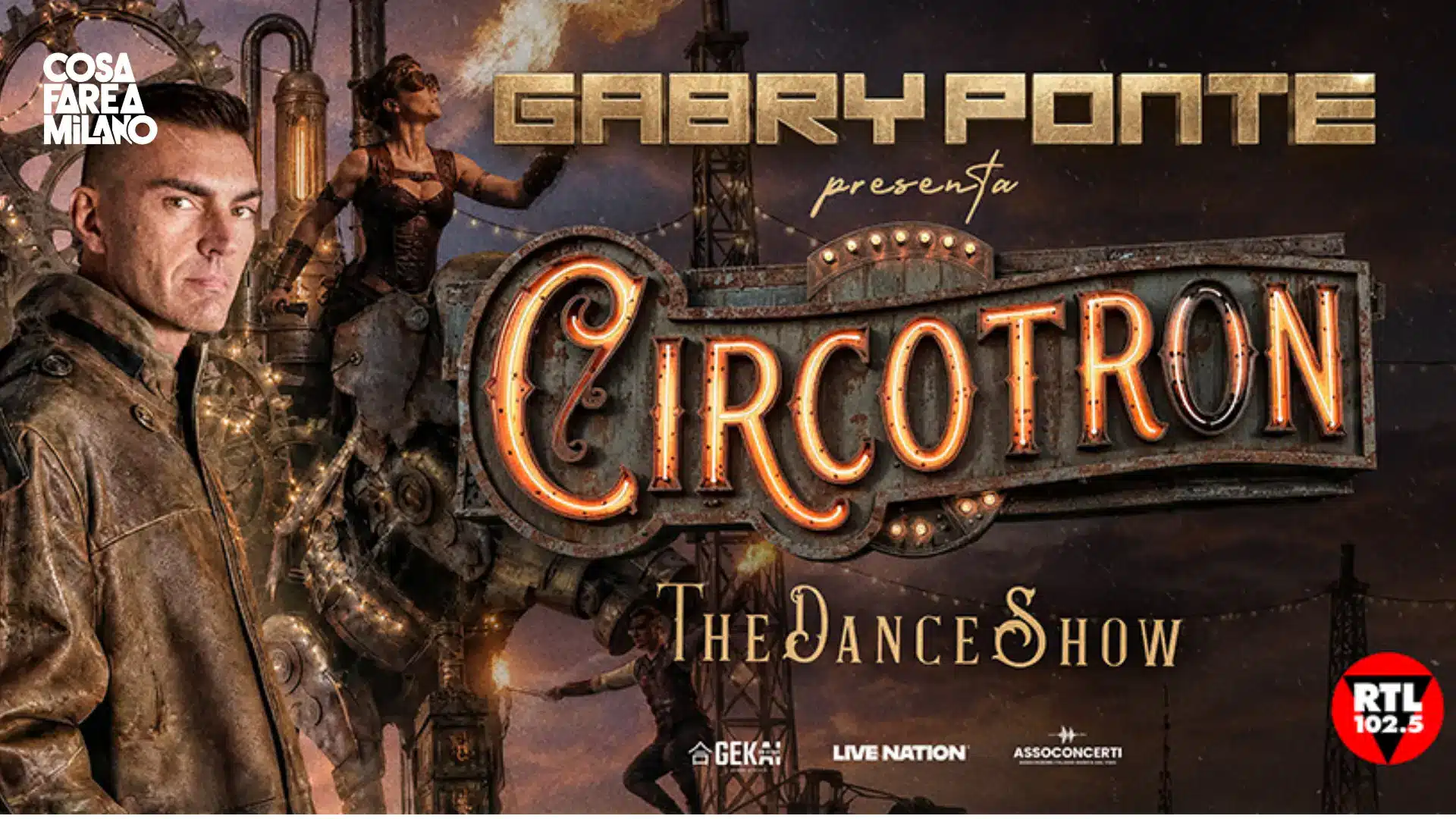 Gabry Ponte annuncia CIRCOTRON - The Dance Show