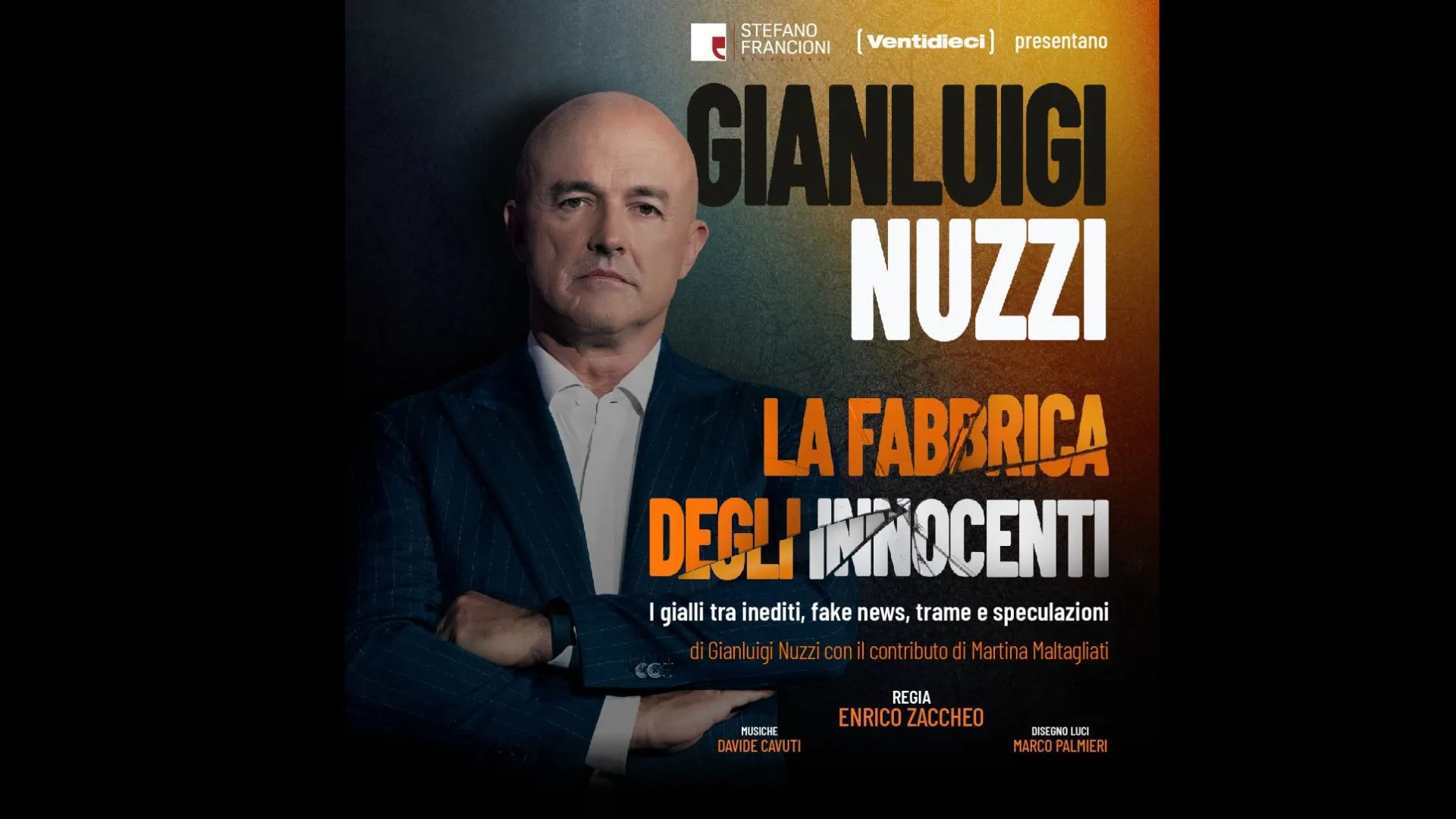 Gianluigi Nuzzi - La Fabbrica degli Innocenti al Teatro Manzoni: Un Viaggio tra Verità e Mistero