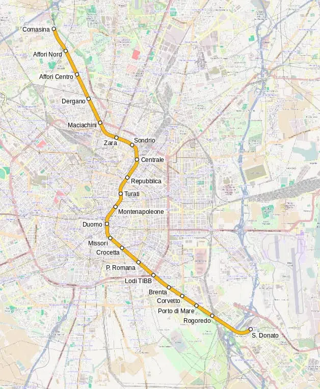 Milano Metro m3