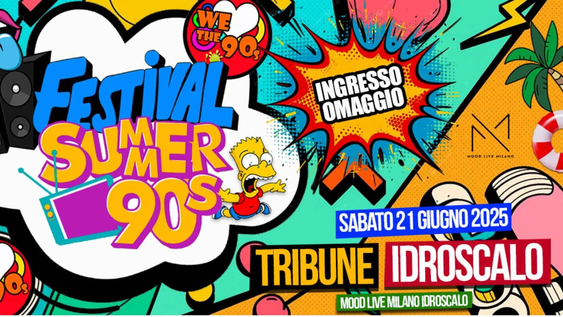 Summer Festival 2025 a Milano: Musica Anni '90 e Divertimento all'Idroscalo