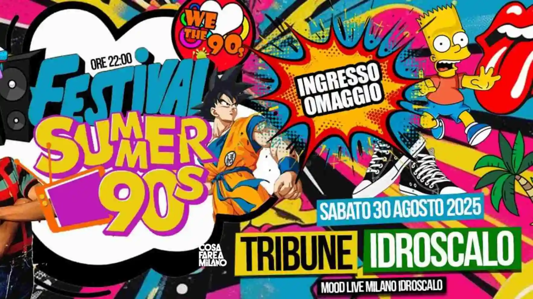 Summer Festival 2025 a Milano: Musica Anni '90 e Divertimento all'Idroscalo