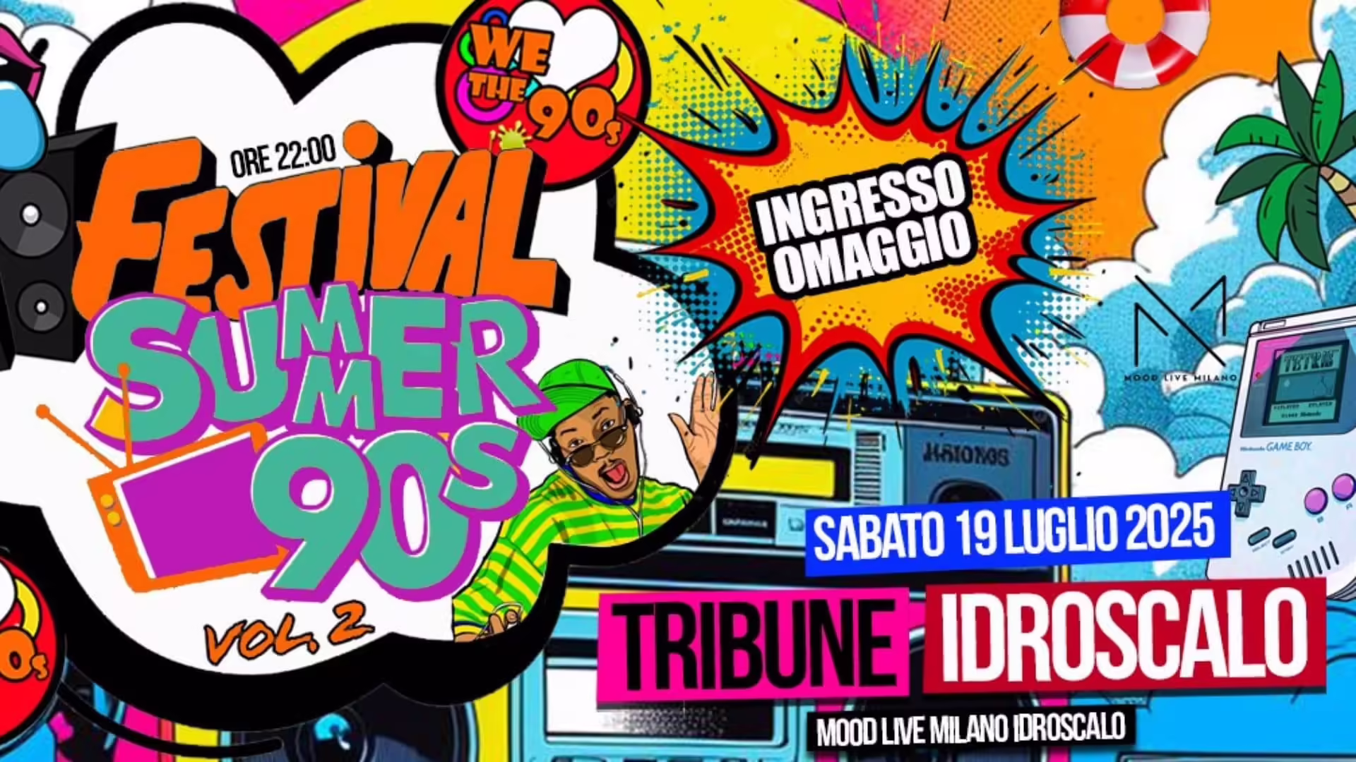 Summer Festival 2025 a Milano: Musica Anni '90 e Divertimento all'Idroscalo