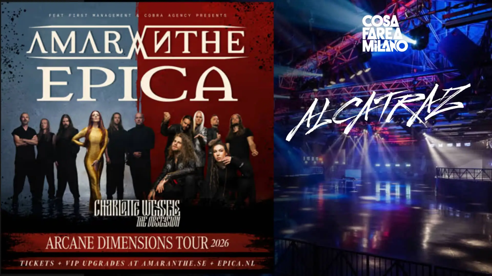 AMARANTHE & EPICA - ARCANE DIMENSIONS TOUR 2026