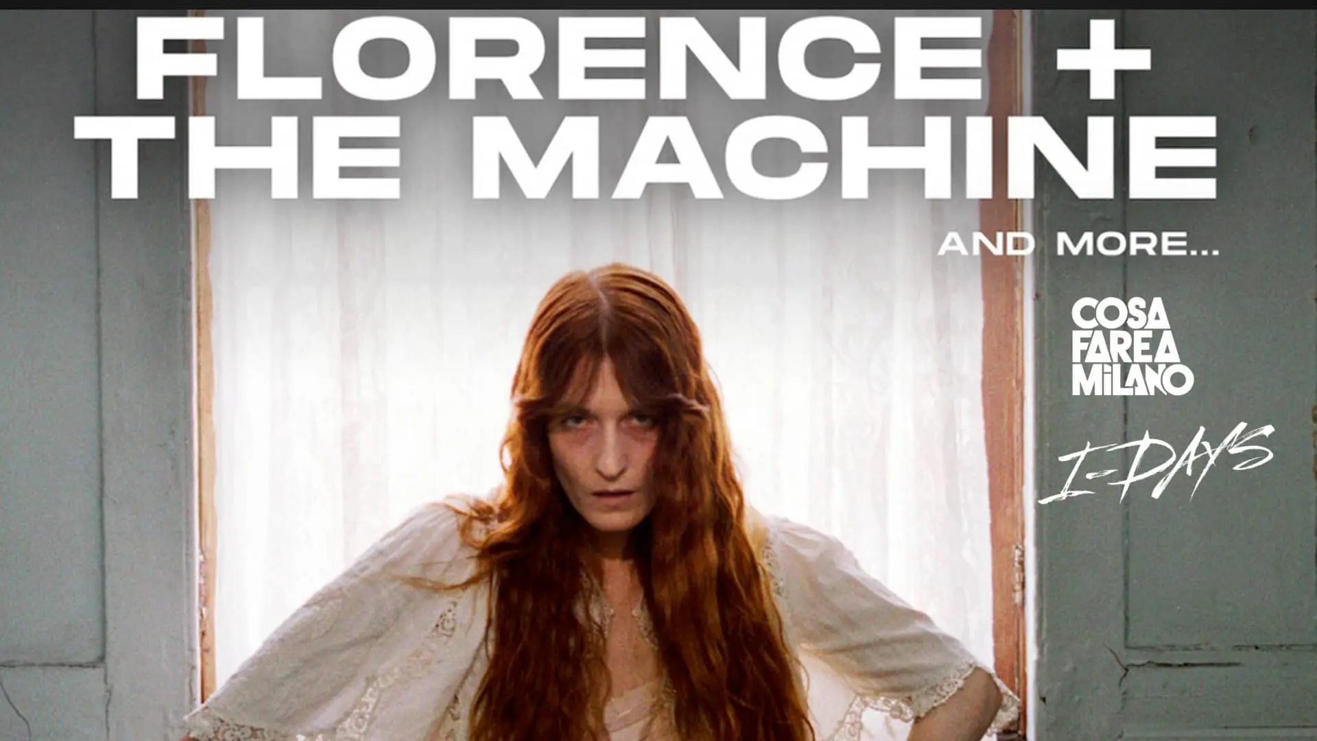 Florence + The Machine Milano 2026: Biglietti Concerto I-Days su TicketOne