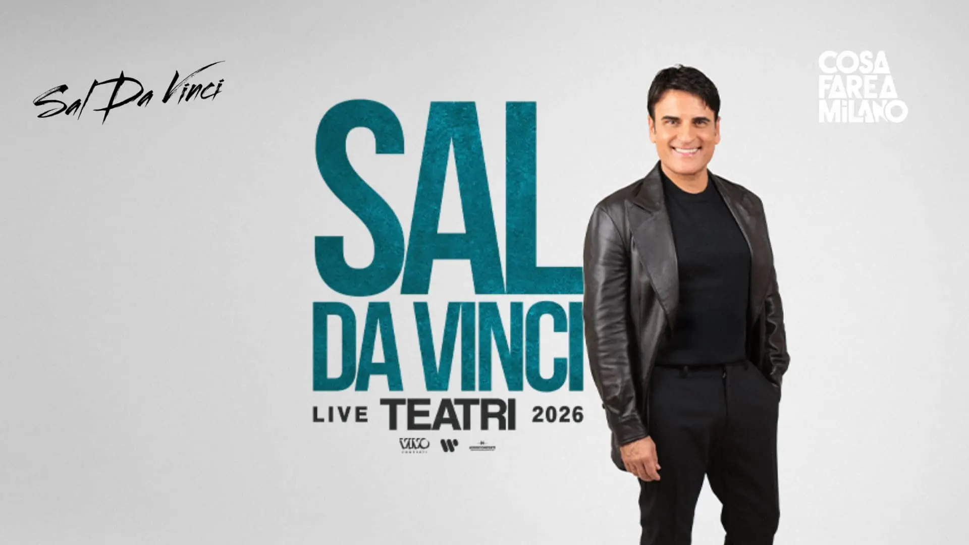 Sal Da Vinci Milano 2026: Biglietti Concerto Teatri 2026