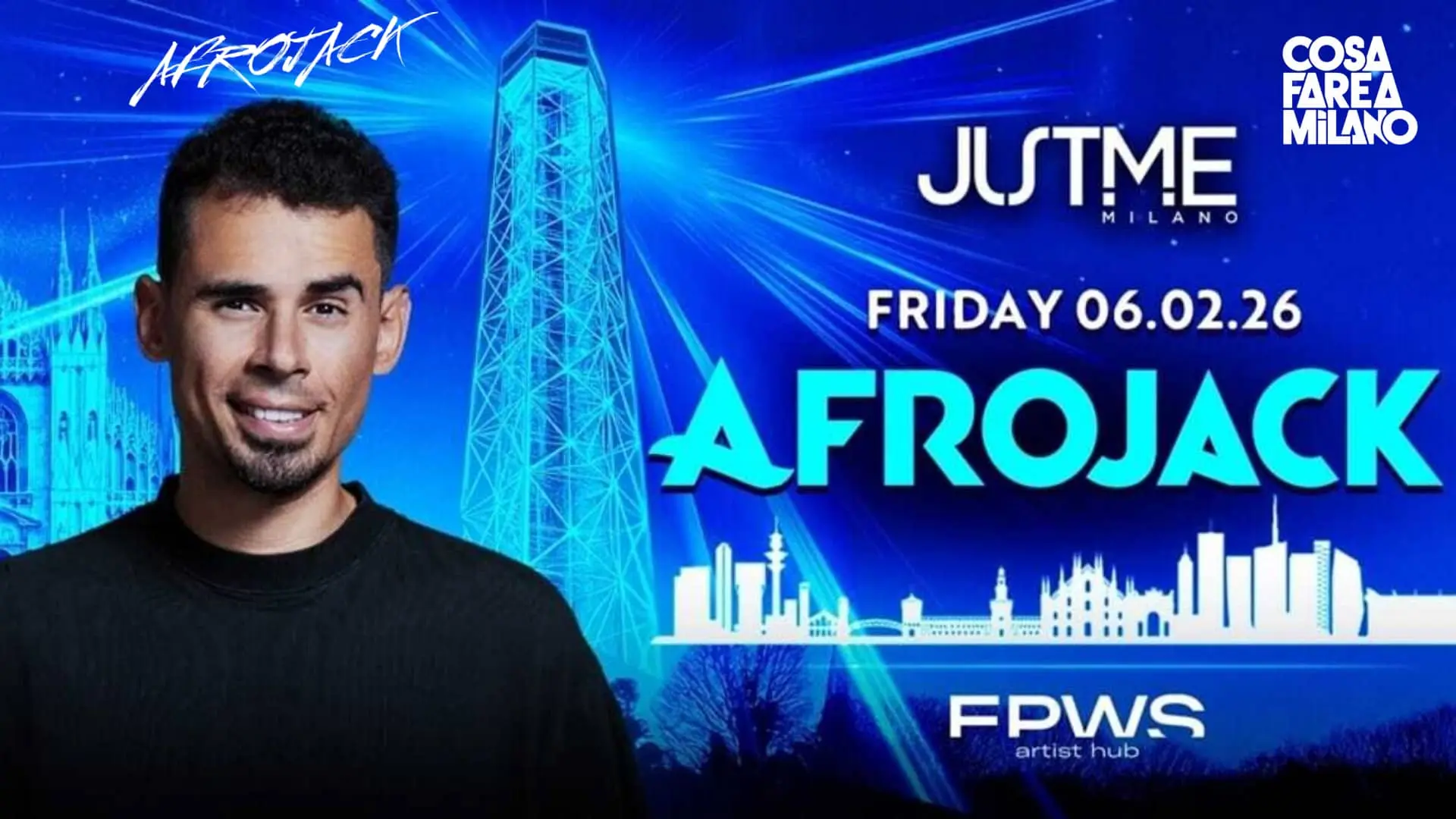 Afrojack al Just Me Milano il 6 Febbraio 2026
