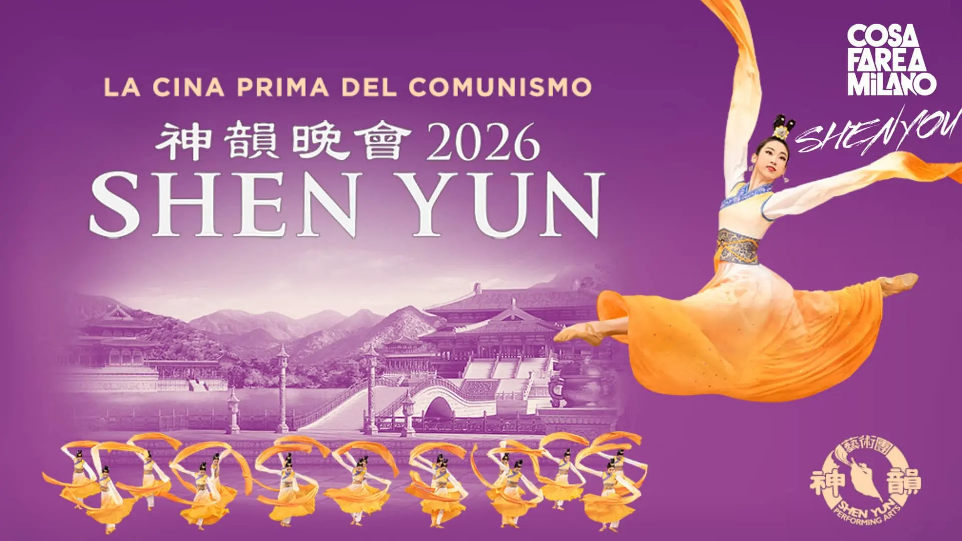 Shen Yun a Milano 2026: Date, Biglietti e Magia al Teatro Arcimboldi