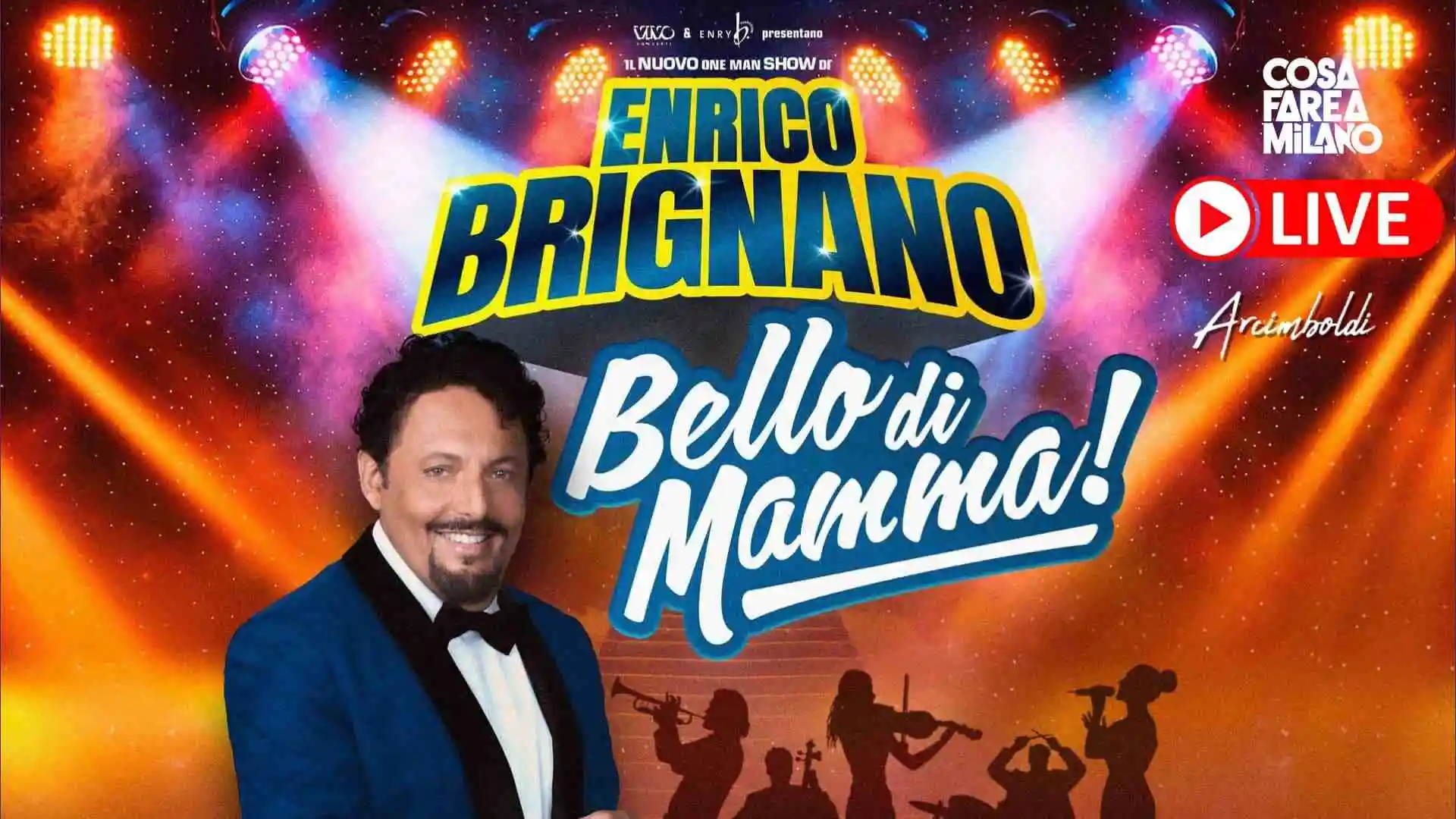 Enrico Brignano a Milano 2026: Date al Teatro Arcimboldi, Biglietti e Info