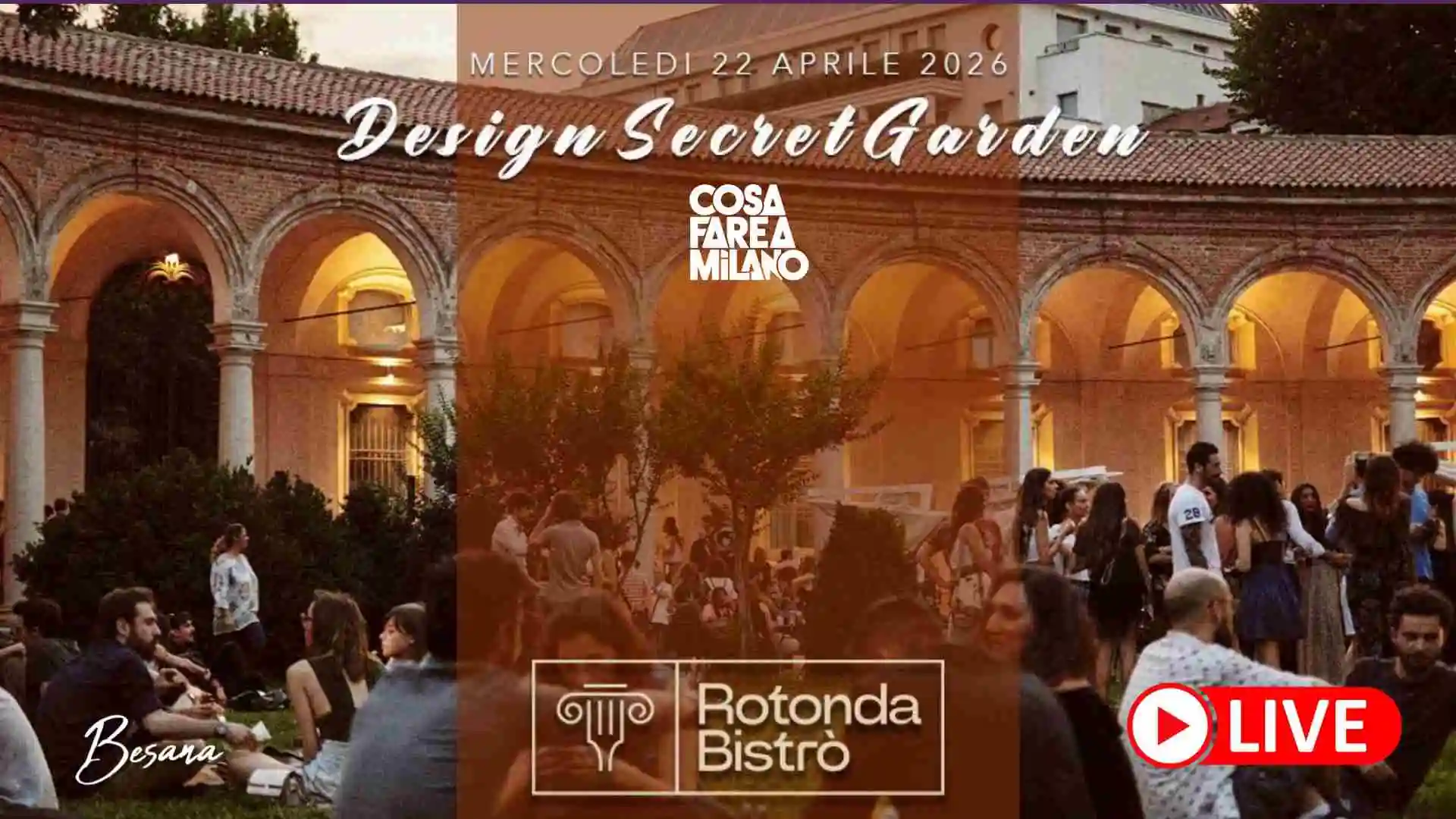 Fuorisalone 2026 - Aperitivo Rotonda Della Besana