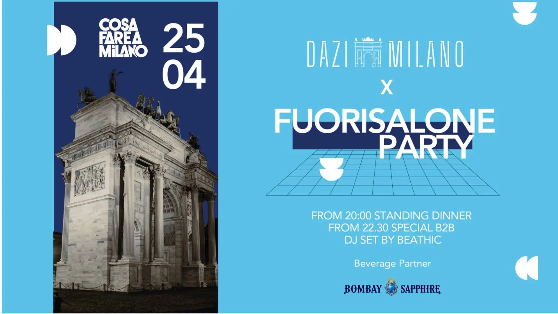 Fuorisalone 2026 – GIN BOMBAY Official Party @ DAZI Milano