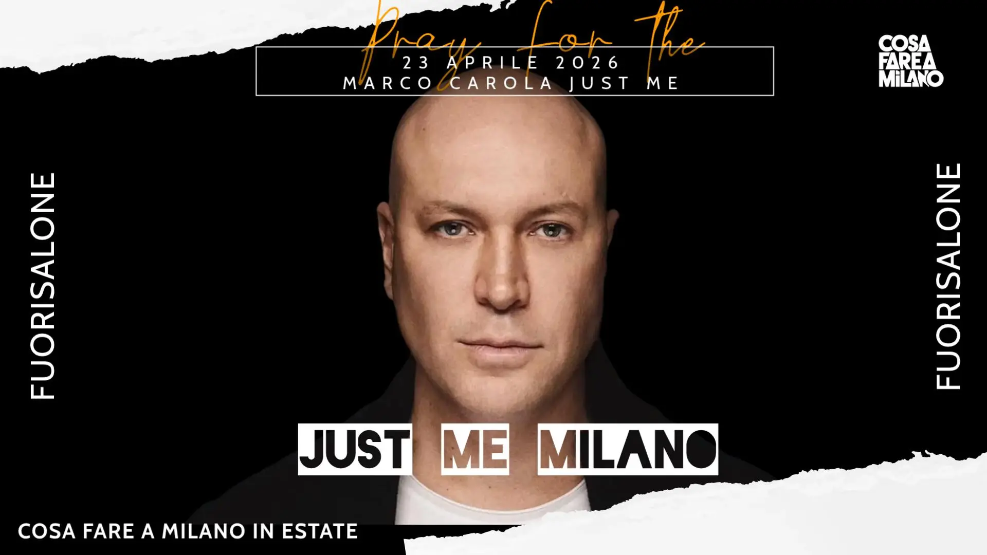 Marco Carola | Milan Design Week 2026 - Giovedì 23 Aprile | Just Me Milano