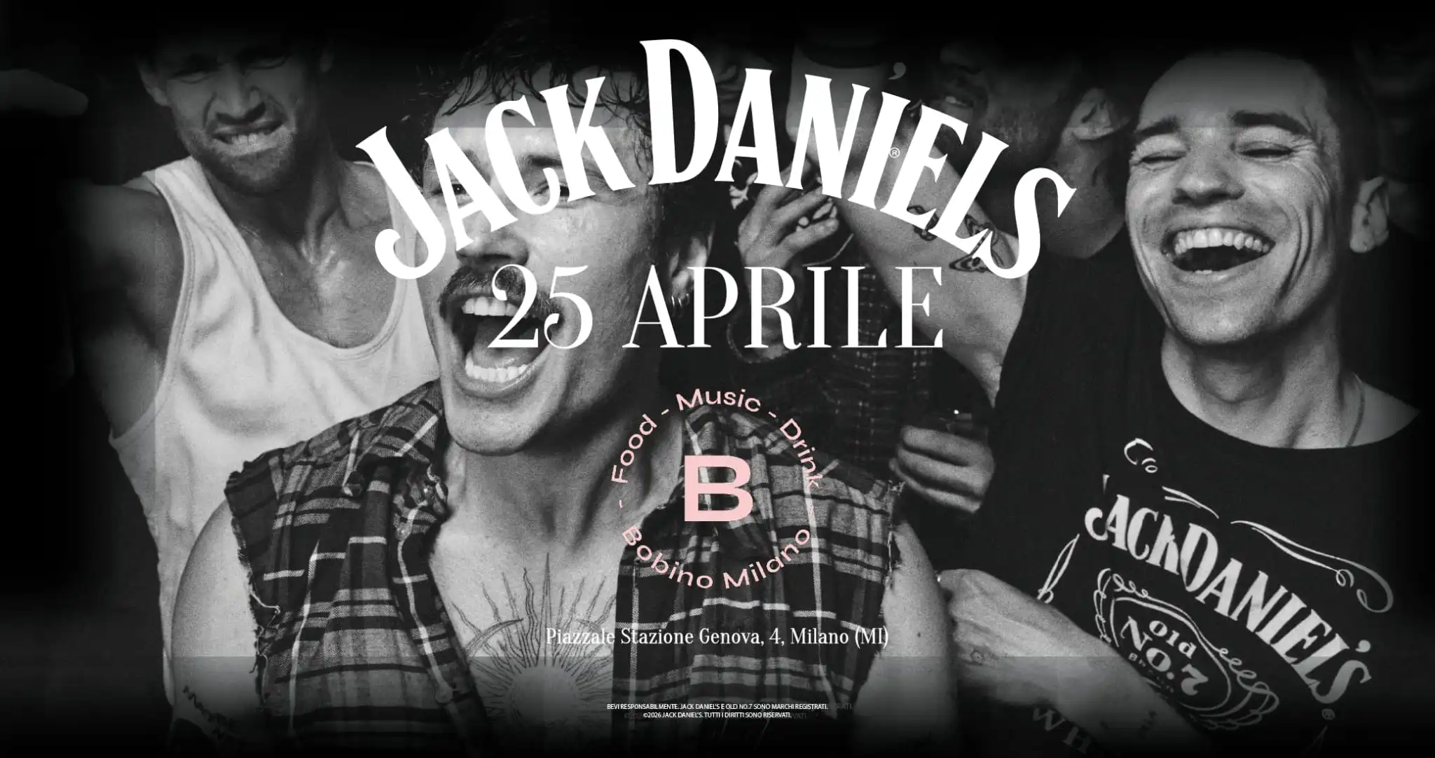 Fuorisalone 2026 : JACK DANIEL’S Experience Party - Drink Offerto