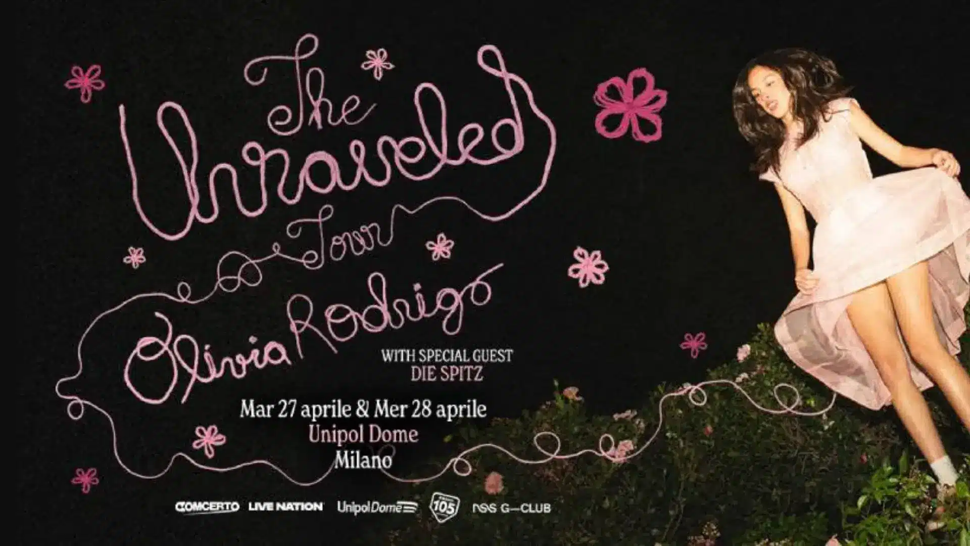 Olivia Rodrigo a Milano 2027: biglietti e date del tour