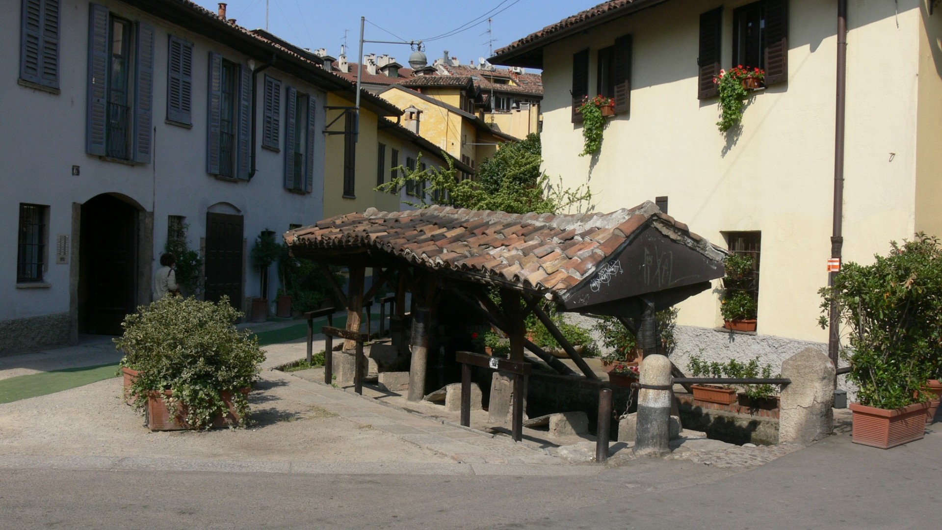 Vicolo dei Lavandai Navigli Milano